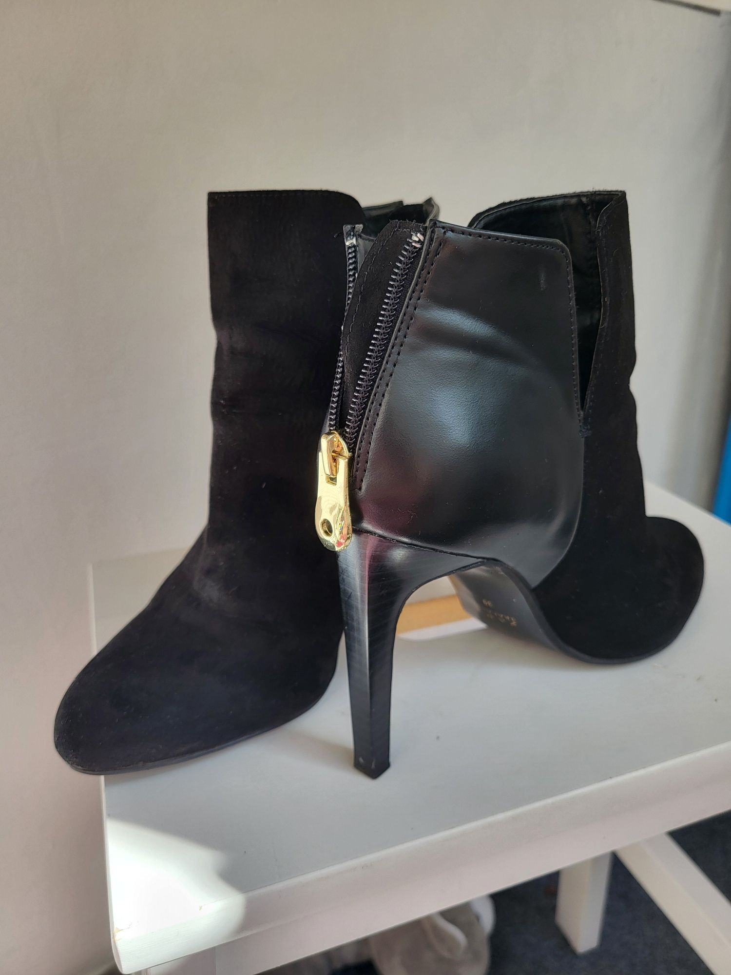 Zara Trafaluc - botine toc cui elegante marimea 39 editie limitata