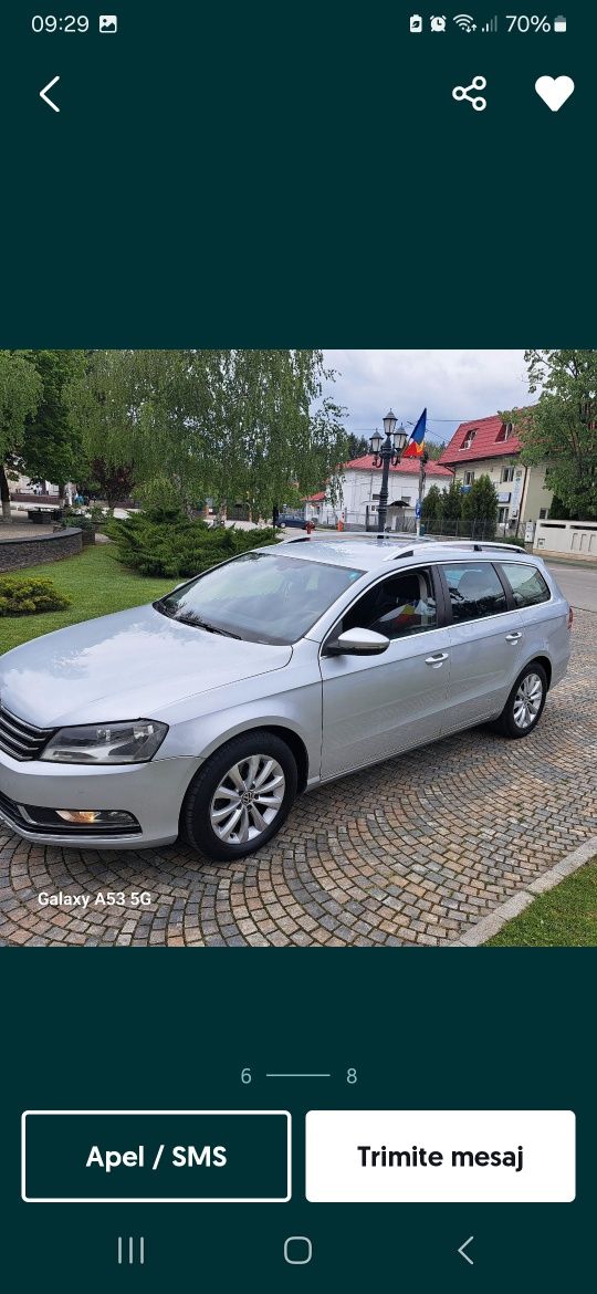 Volkswagen Passat B7

An Fabricatie 2012 E/5