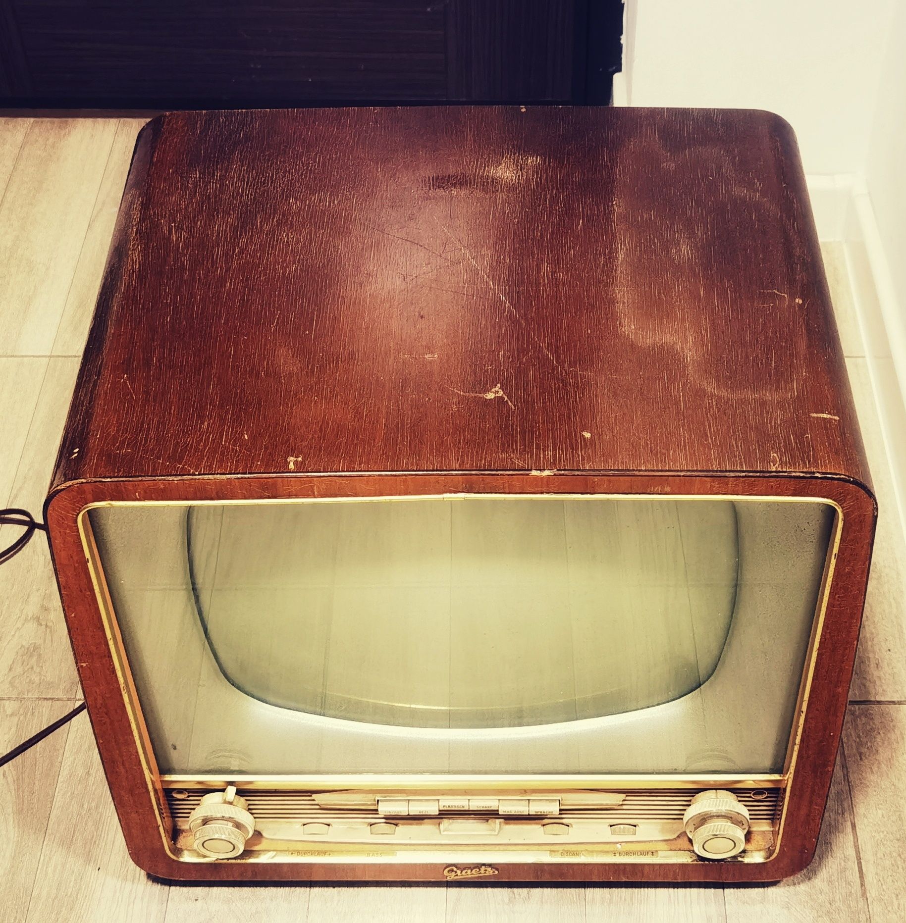 Televizor vechi  Graetz TV retro vintage de colecție anii 50