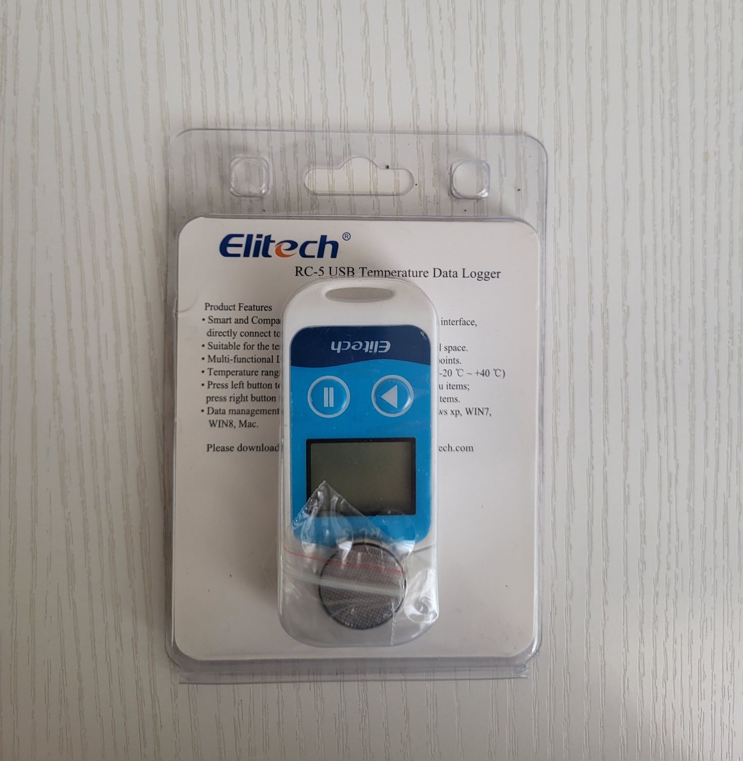Elitech rc-5 usb temperature data logger