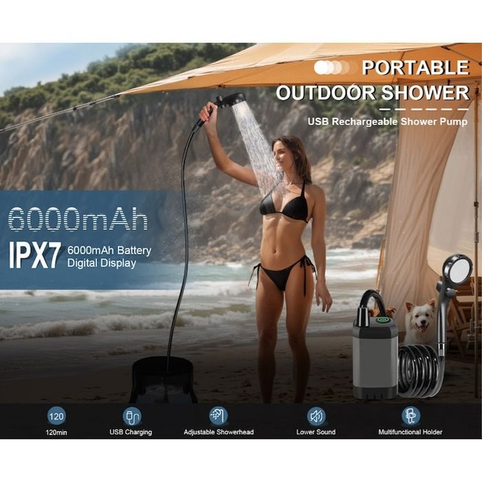 Dus portabil  cu acumulator