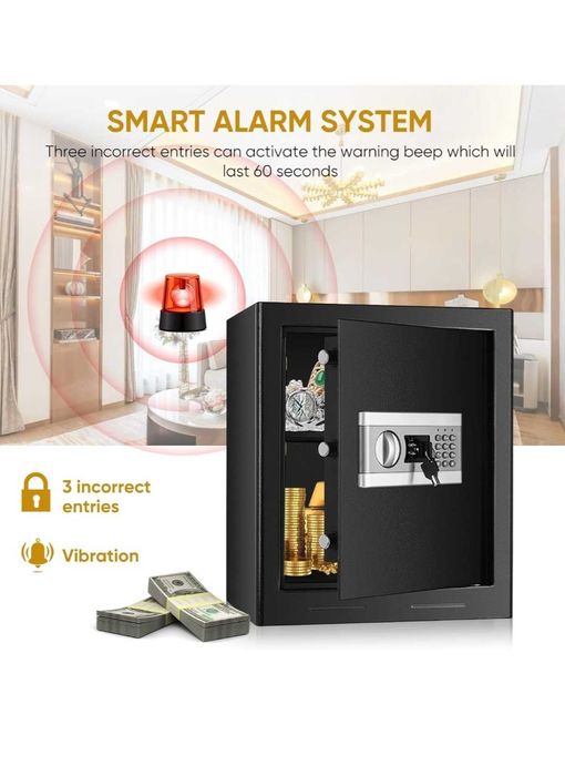 Seif pentru valori, bani, aur , etc 54L antifoc