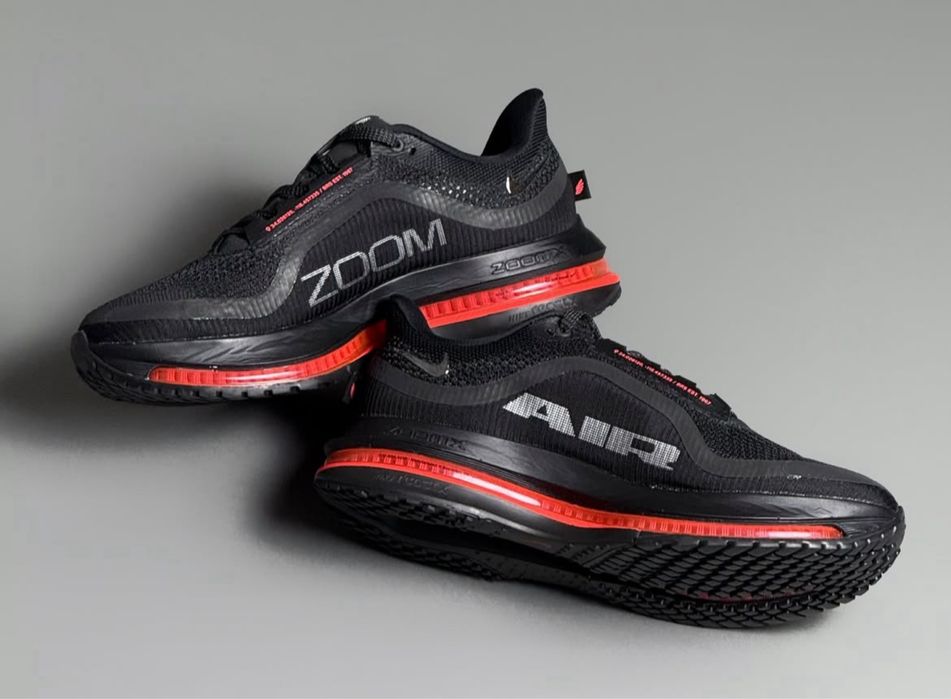 Нови мъжки маратонки Nike Pegasus premium black/ red