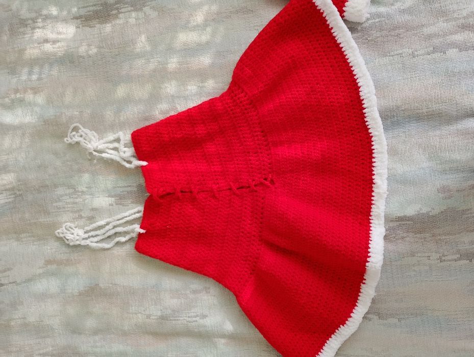 Детска плетена рокля