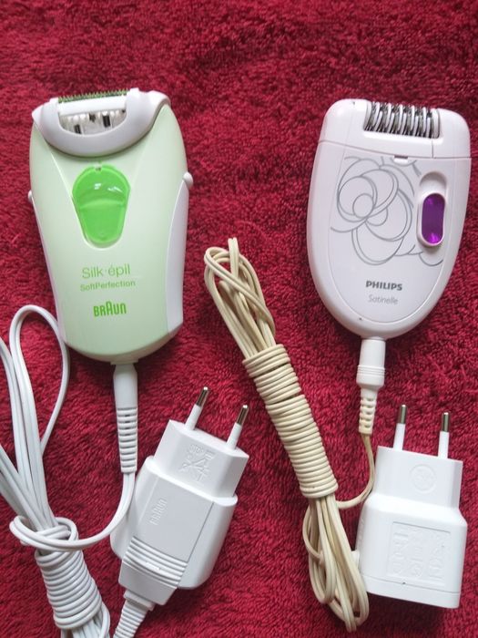 Продам эл. эпилятор 2 шт.. " Braun" и "Philips"
