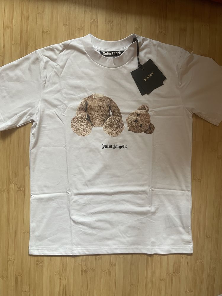 Vand tricou palm angels alb marimea M NOU