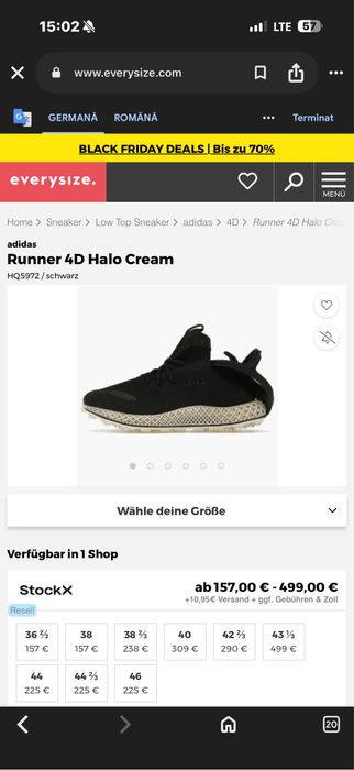 Adidasi Y3 Runner originali ,noi,marime 38 1/2 !