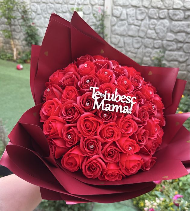 Buchete din trandafiri de sapun