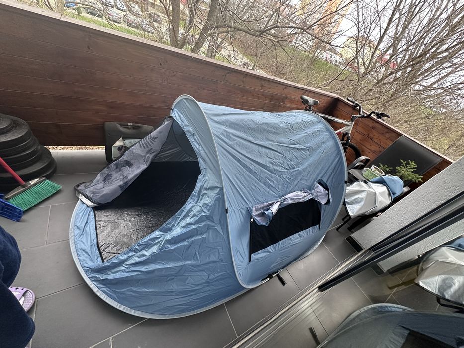 Quechua Cort plus 2 saci de dormit