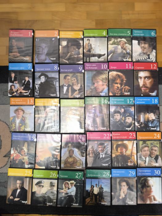 DVD ,Нови неразпечатвани дискове колекции 114 броя