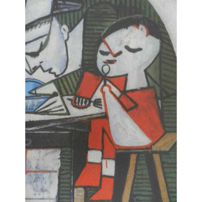 Pablo Picasso - Masa de seara, litografie