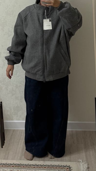 Пальто- бомбер,  оверсайз, Новое, на размер 46-48