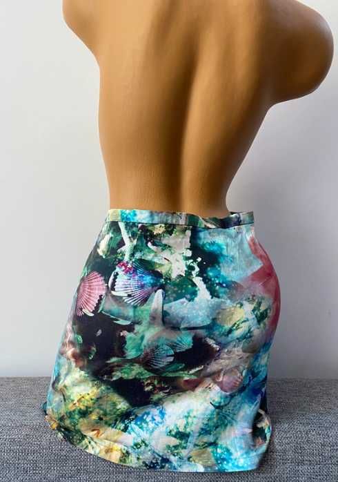 Fusta cu imprimeu marin Masura 38/M