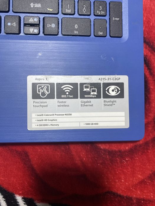 Laptop aspire 3 NU SE APRINDE