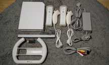 Consola Nintendo Wii White 2 mantele/nunchuck-uri Modata 64gb