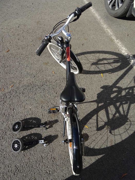 Bicicletă Copii 20", Riverside 500, 6-9ani cu Roți Ajutătoare