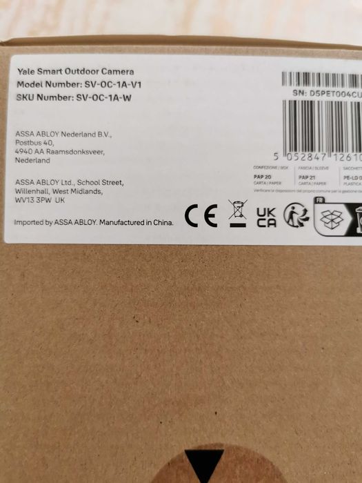 Camera de exterior Yale Linus