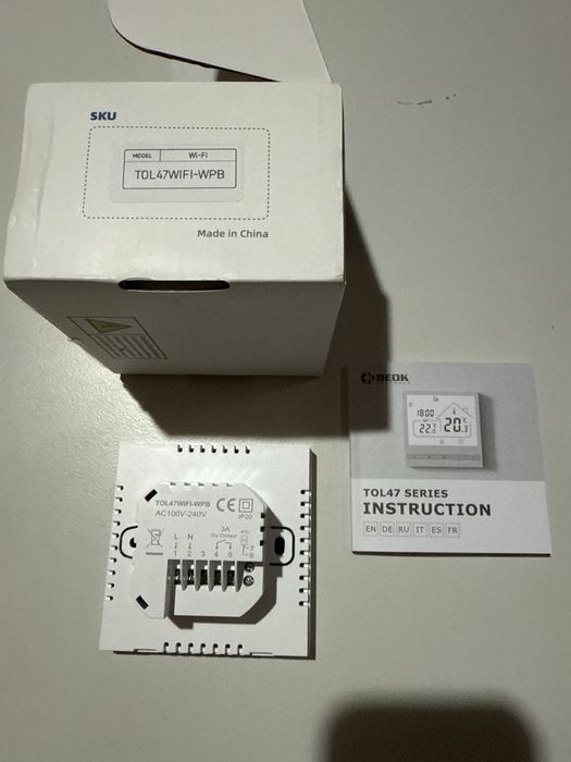 Termostat Beok TOL47WIFI-EP Smart centrala,boiler,pardoseala,incalzire