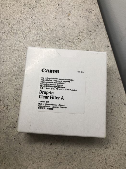 НОВ Canon Drop-In Clear Filter A