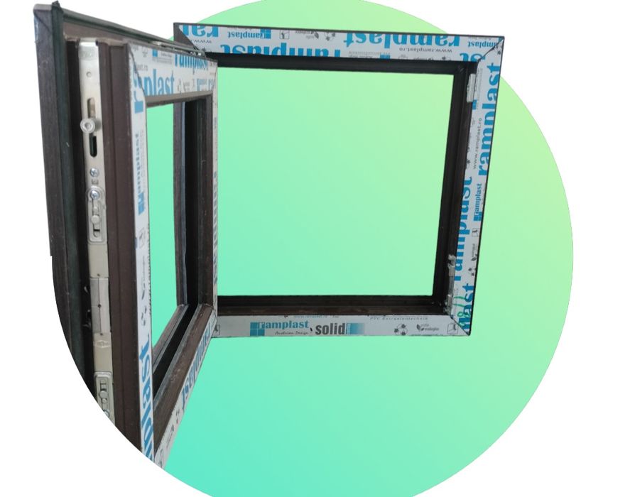 Ferestre baie PVC RAMPLAST Wange, Stejar , Alb