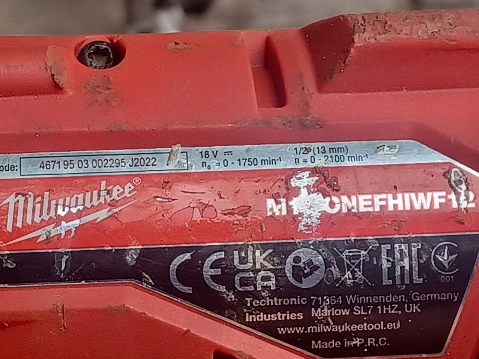 Impact Milwackee  M18 ONEFHIWF  12 , fabric.  2022 ca nou