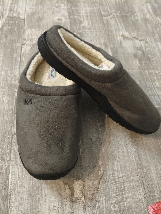 Papuci Bărbați Îmblăniți,  de iarnă, papuci de casa mărimea 45