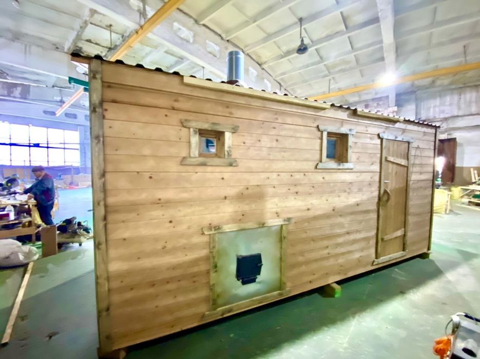 Мобильная баня, баня бочка, квадро-бочка