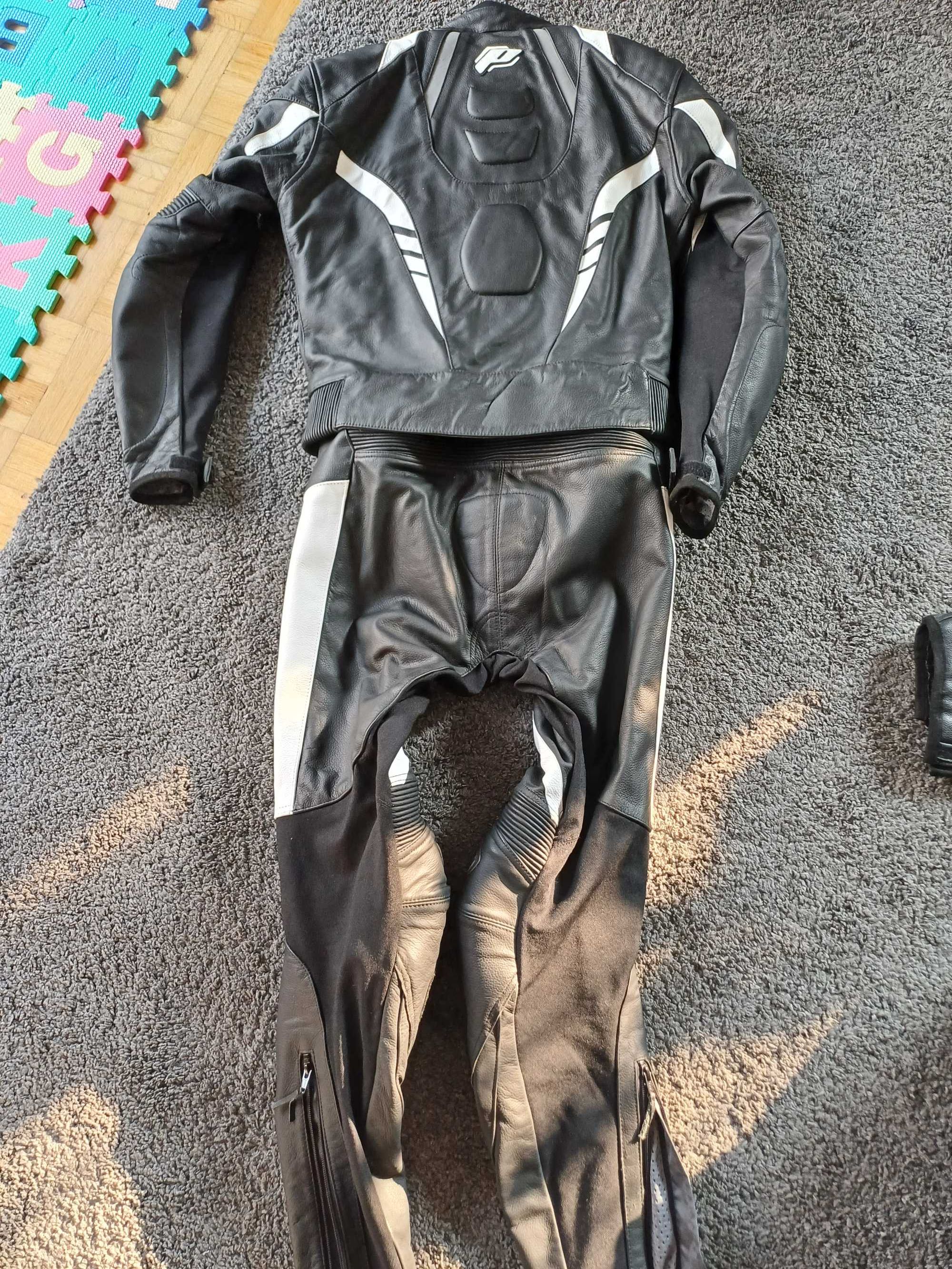50 M Probiker Combinezon Costum moto piele din două piese
