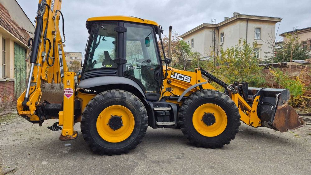 Buldoexcavator JCB 4CX, 2018, 1545H, multiple accesorii