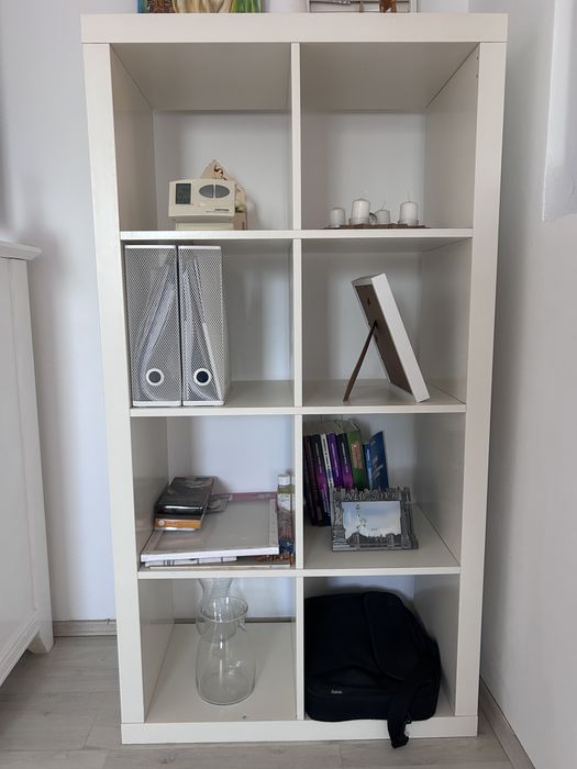 Vand Etajera alba 150/80/40 cm