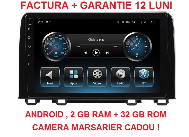 Navigatie Honda CRV ( 2016 - 2019 ) , Android , Garantie , Noua 2GB