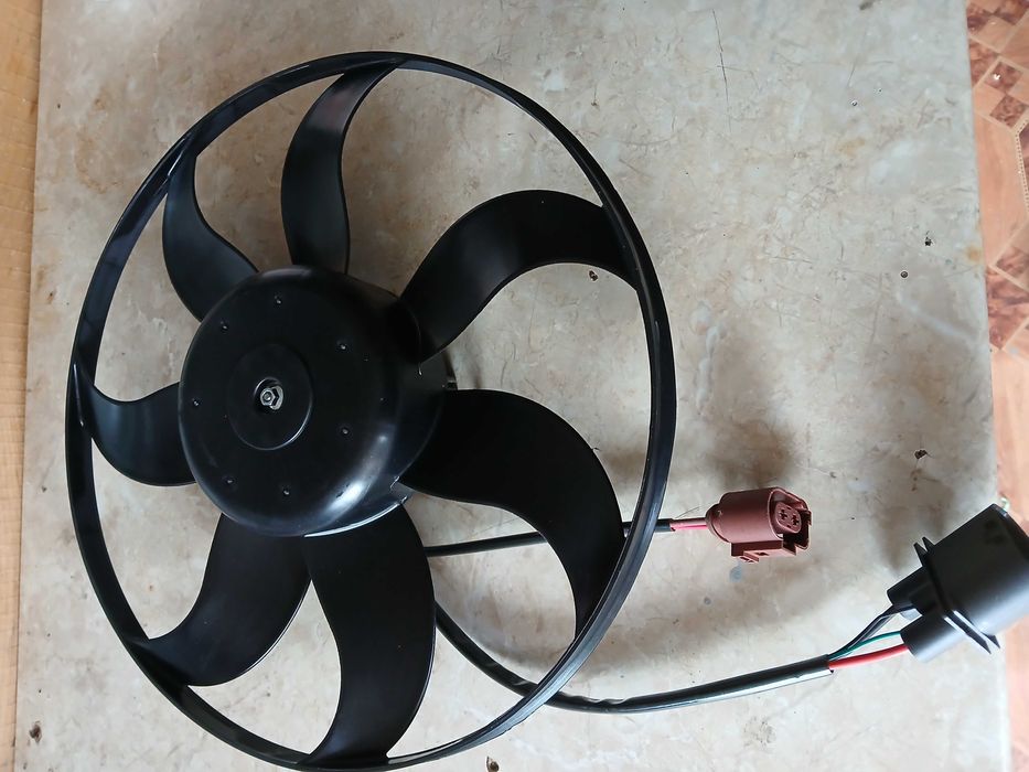 Голяма перка за радиатор на 2 литров дизел 115 к.с. шкода .