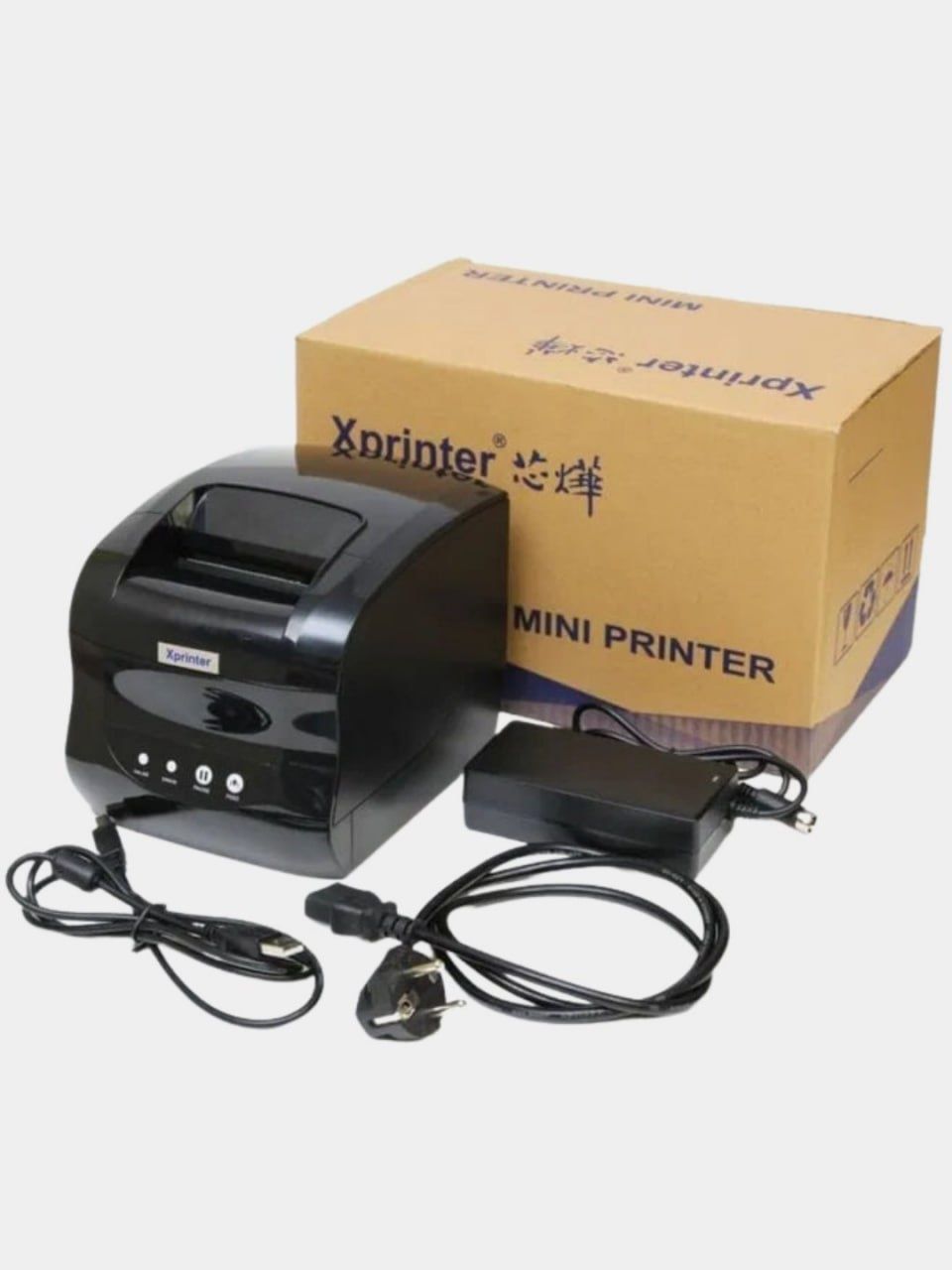 Термопринтер этикеток Xprinter XP-365B для печати штрих-кодов