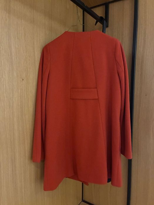 Дамско палто, керемидено, елегантна френска кройка, Zara