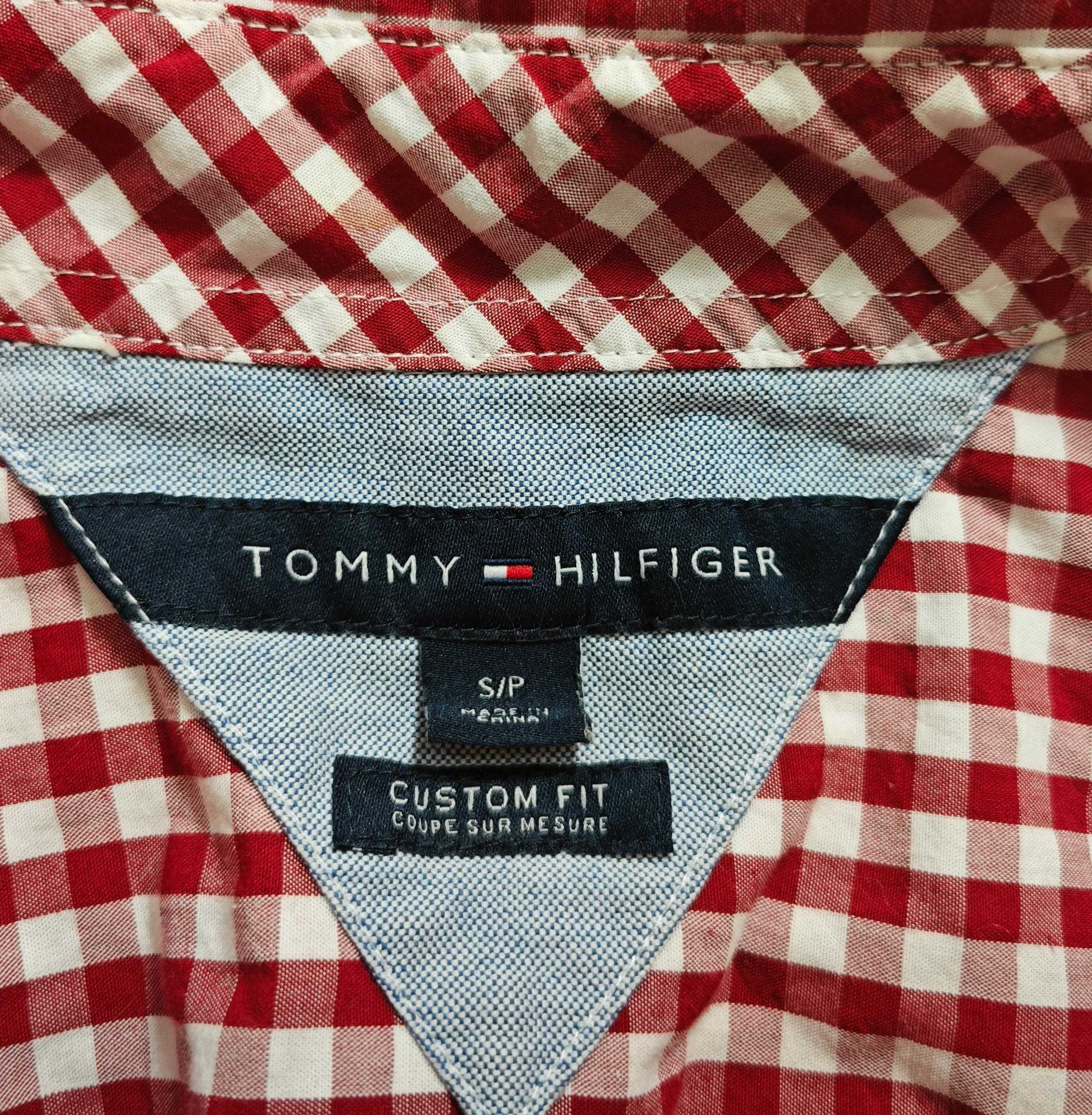 Tommy Hilfiger Оригинална мъжка Червено каре  риза размер S