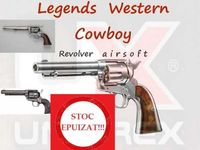 Revolver  U M A R E X  Western Cowboy METAL CO2 Silver