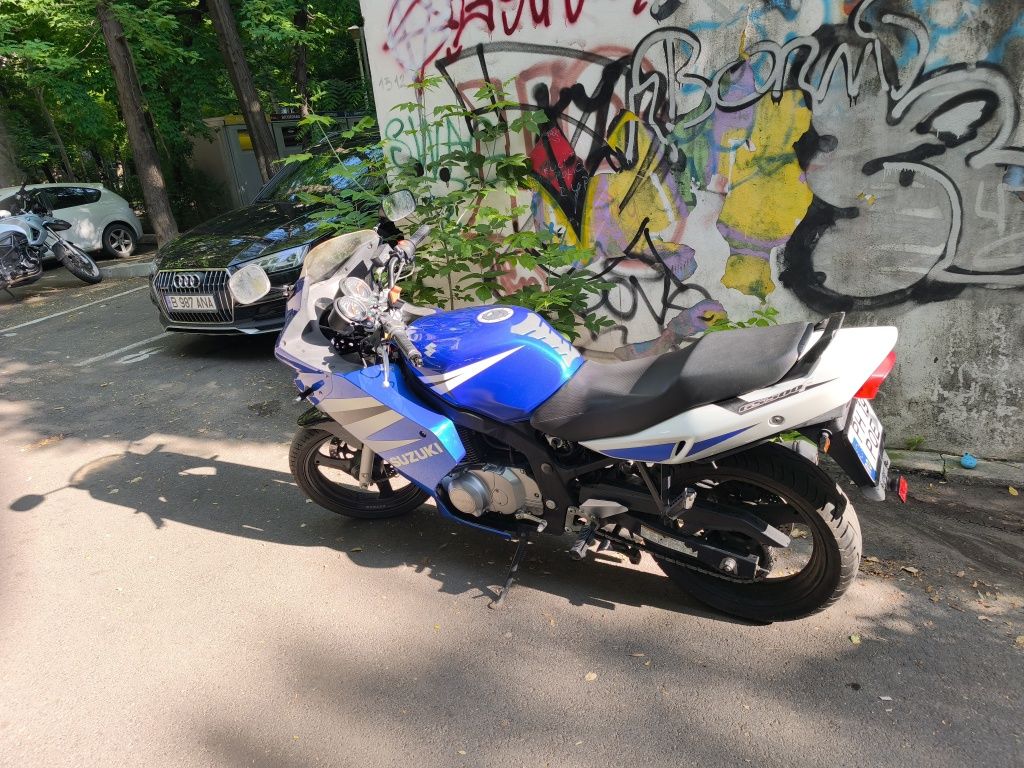 Suzuki GS 500 f 2005, funcționează perfect, se poate conduce cu A2
