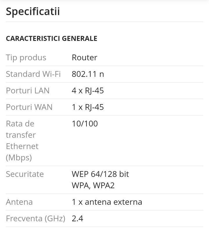 Router wireles Serioux