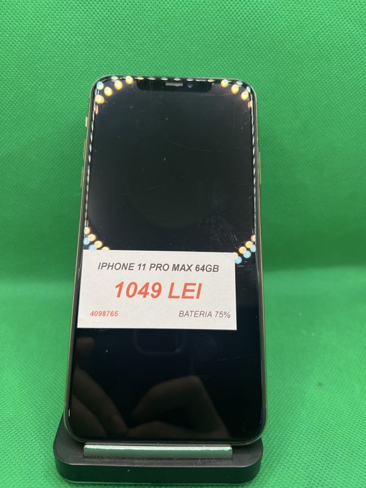 Iphone 11 Pro Max 64GB, bateria 75%, Lazar Amanet Crangasi, 40987