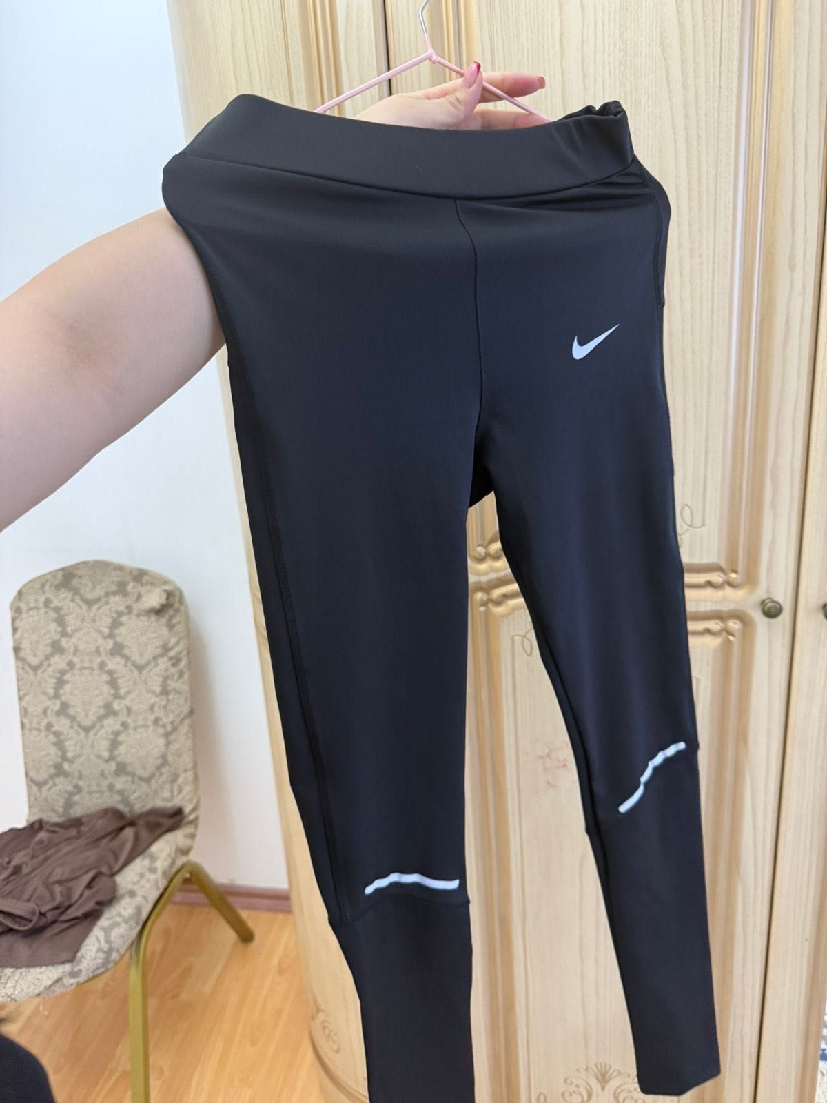 Джинсовые юбка и лосины Nike