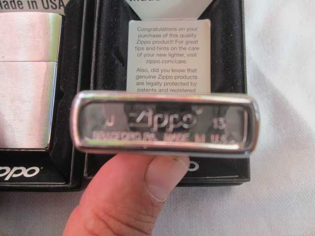 ZIPPO две нови оригинални запалки с различни цени.