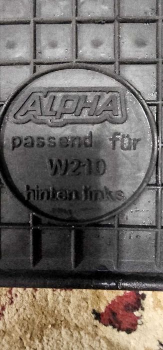 Коврики салона W210.