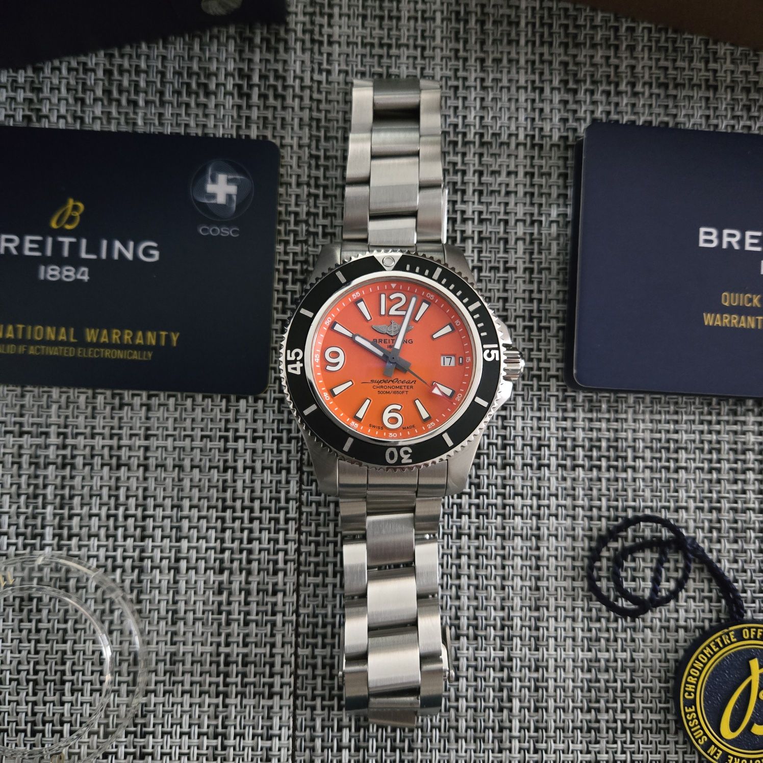 Часовник Breitling Superocean 42mm 2022 diver автоматичен