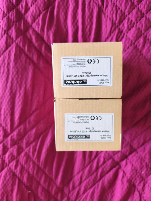 оптично оборудване медия конвертор