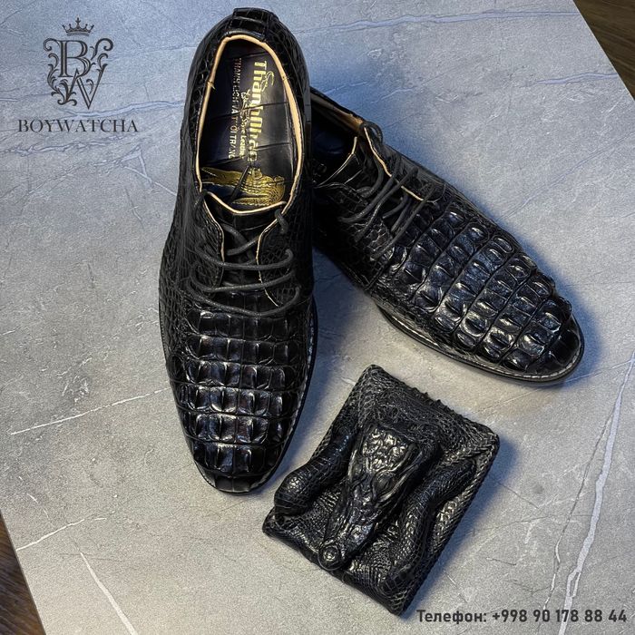 В наличии туфли из крокодиловой кожи 41/42 размера