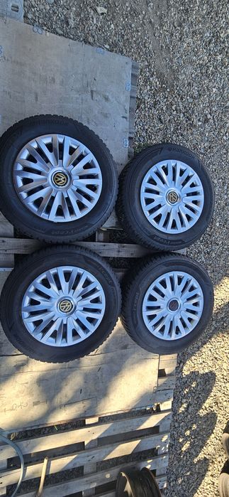Jante anvelope Hankook 195/65 R15 91T Vw Passat Golf Skoda Seat 5x112