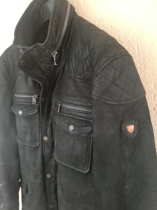 Geaca piele bărbati Emilio Adani mărimea xl