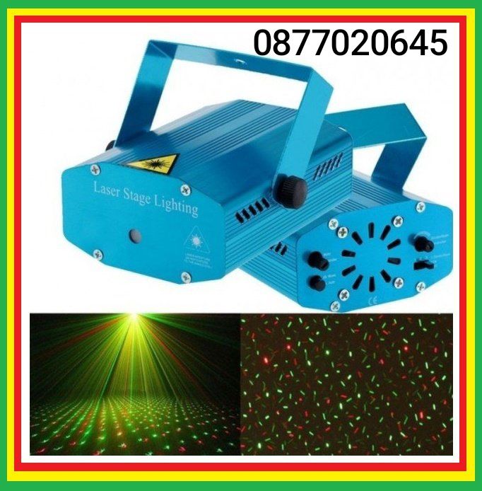 Мини LED дискотечен лазер с ефектни светлини