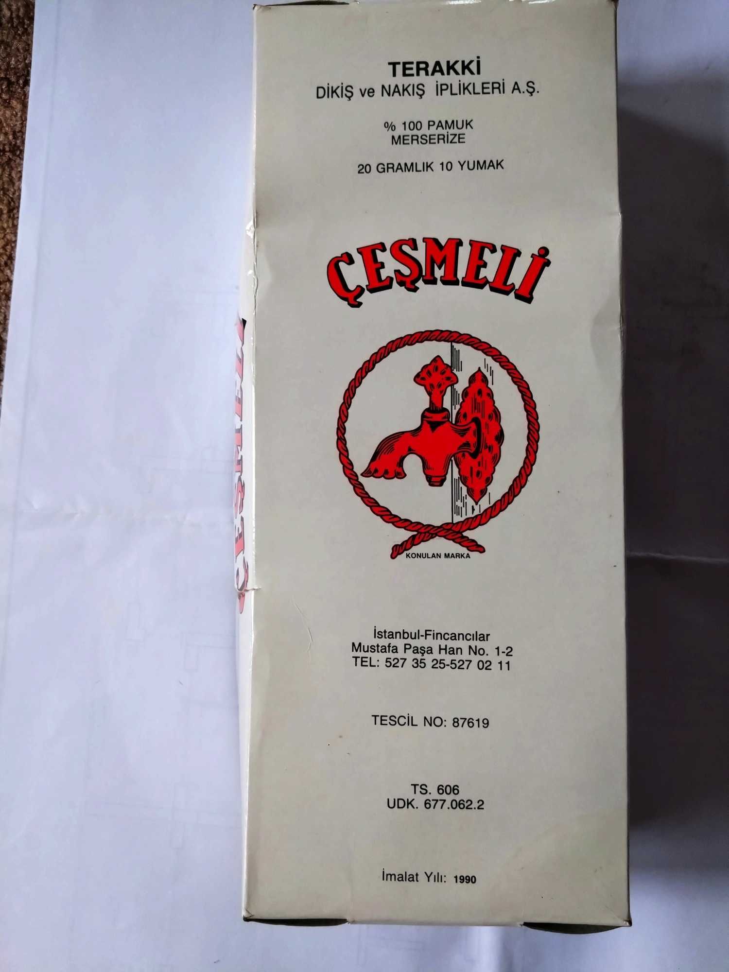 Конци за плетене на една кука Кроше котон  и Cesmeli - нови