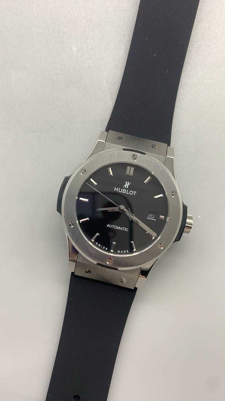 hb classic fusion 42mm silver